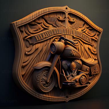 3D модель Harley Davidson Road King (STL)